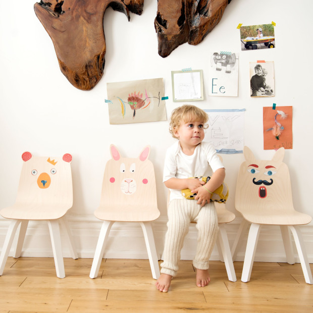 Oeuf Play Chairs - Rabbit Walnut.
