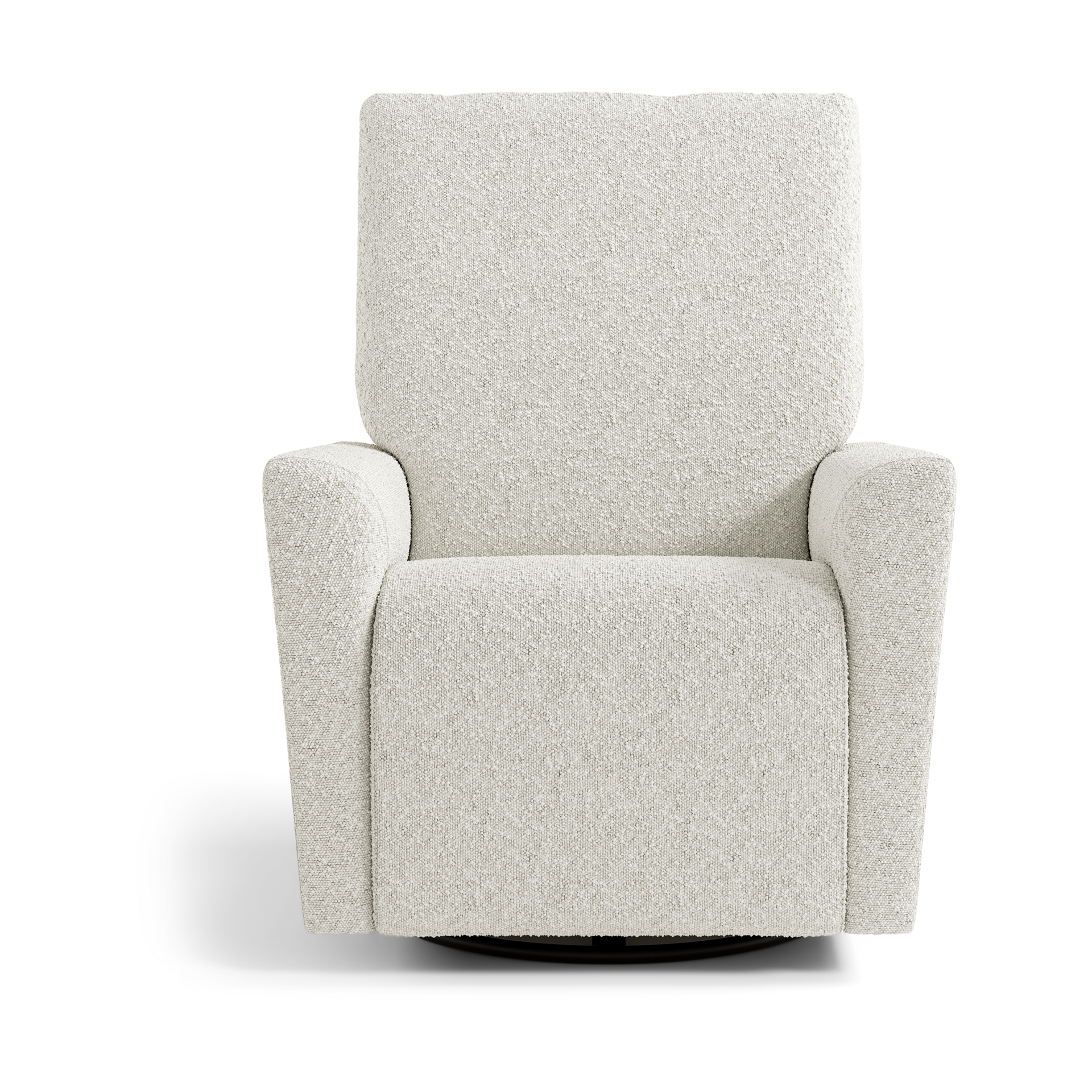 Storkcraft Santorini Deluxe Power Recliner Swivel Glider - Ivory Boucle.