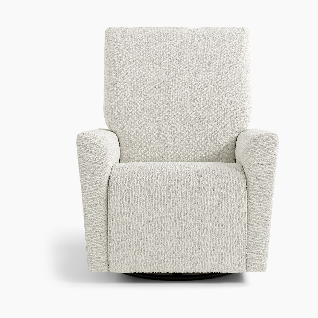 Storkcraft Santorini Deluxe Power Recliner Swivel Glider - Ivory Boucle.