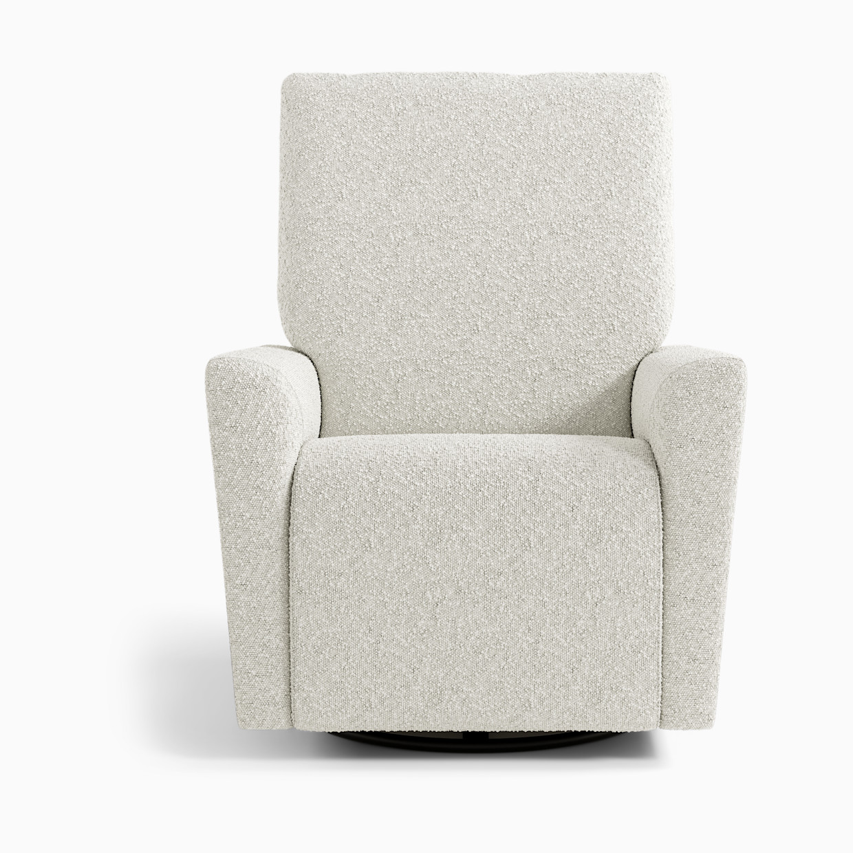 Storkcraft Santorini Deluxe Power Recliner Swivel Glider - Ivory Boucle.