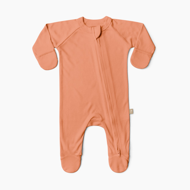 Goumi Kids x Babylist Grow With You Footie - Loose Fit - Nectar, 0-3 M.