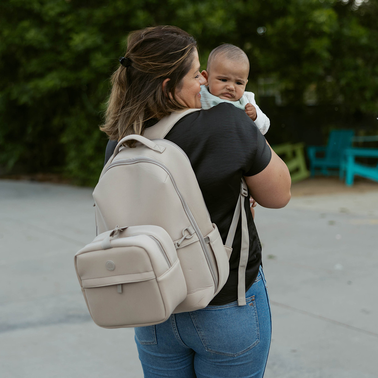 Parker Baby Co. Drift Neoprene Bottle Cooler - Llama.