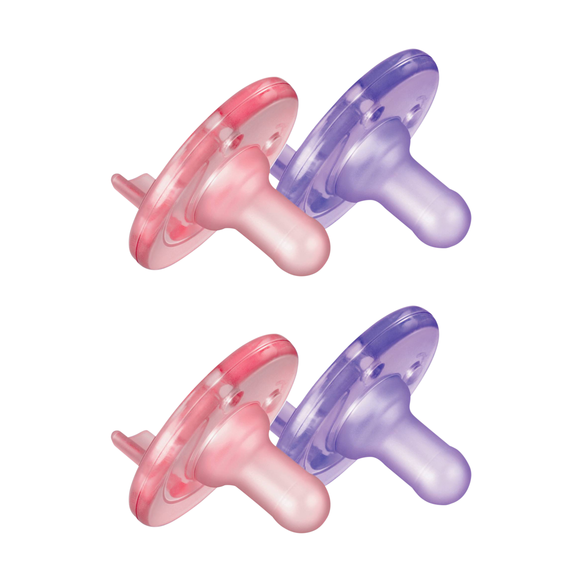 Philips Avent Soothie Pacifier, 0-3 Months (4 Pack) Pink/Purple