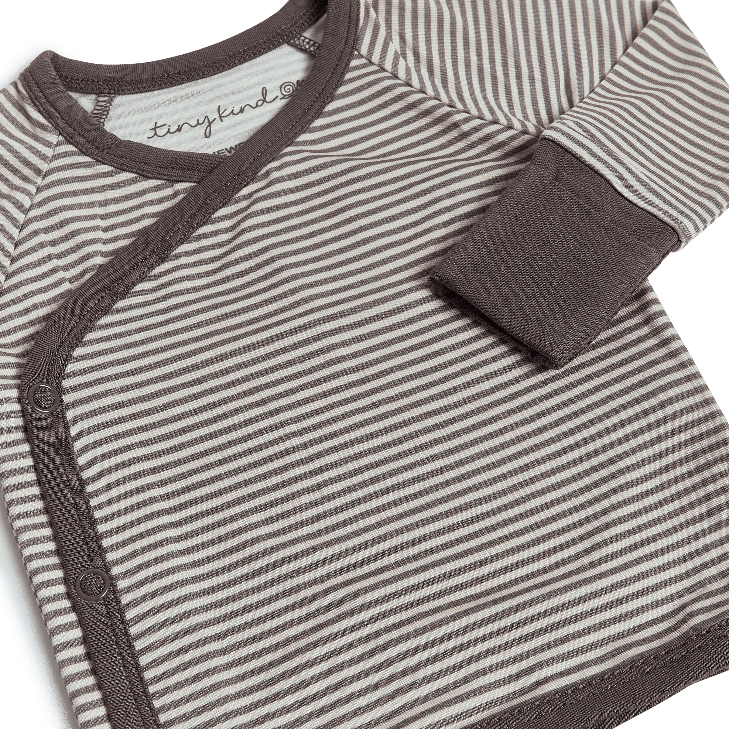 Tiny Kind Bamboo Viscose 3-Piece Newborn Take Me Home Set - Grey, Nb.