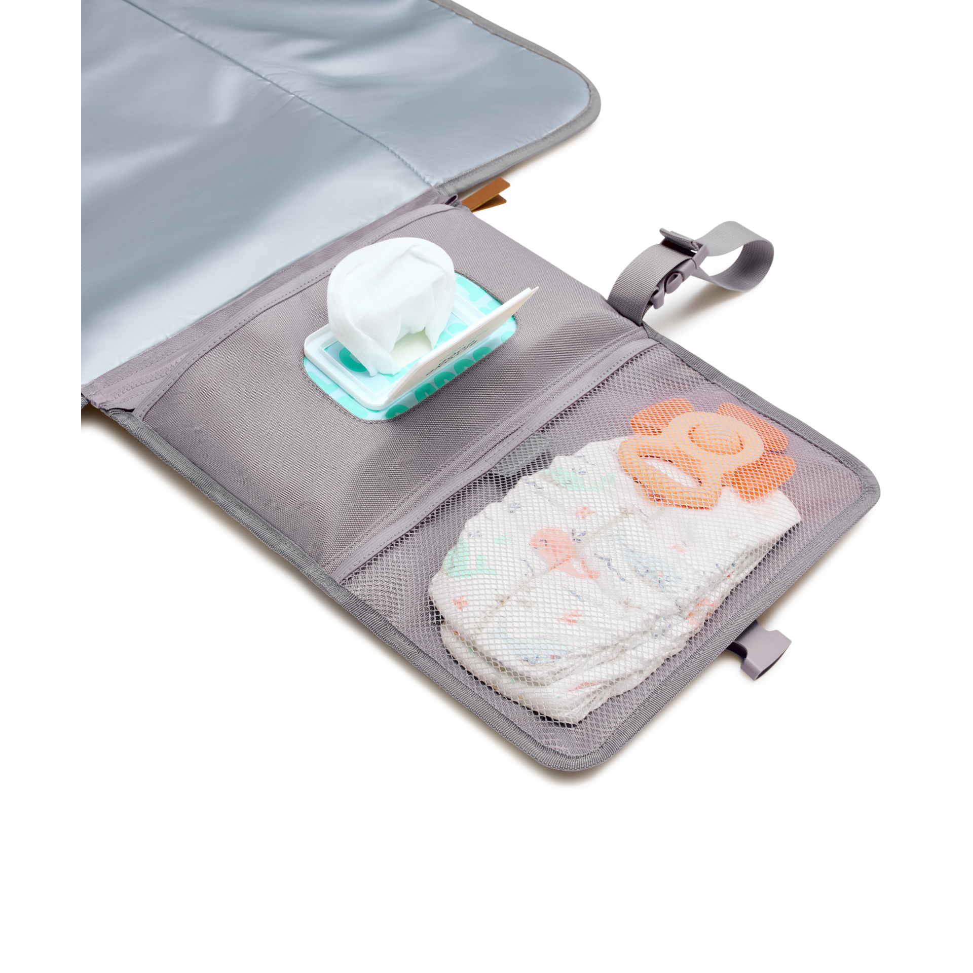 Sprucely Portable Changing Pad - Grey.