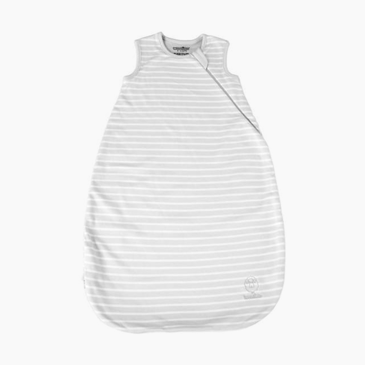 Woolino 4 Season Basic Baby Sleep Bag - Gray, 6-18 Months.