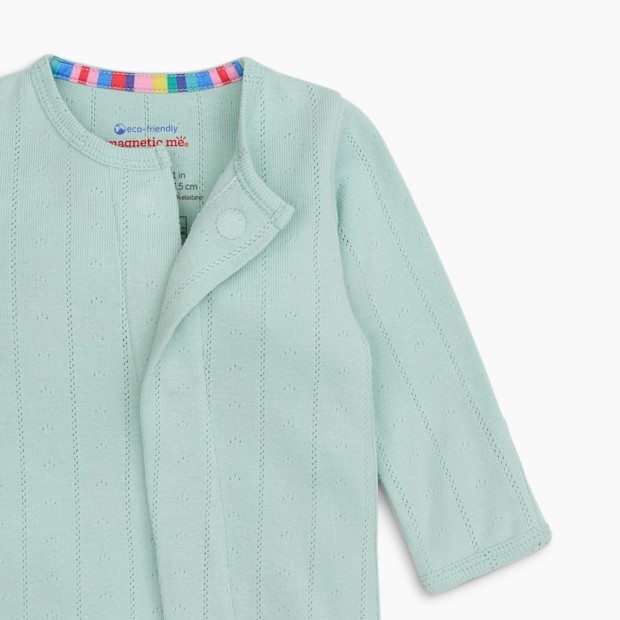 Magnetic Me Pointelle Organic Cotton Footie.