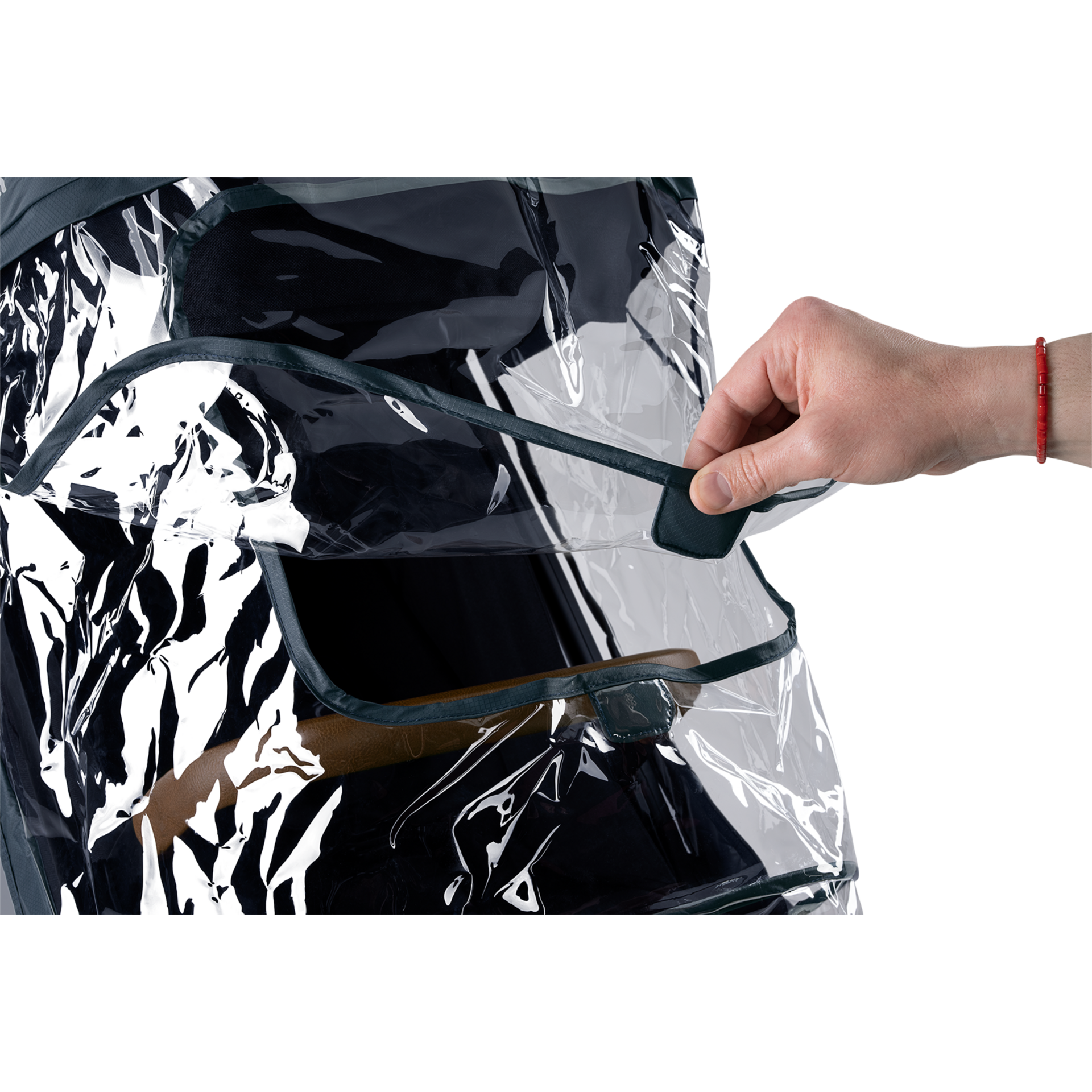 Nuna TRVL Easy Fold Compact Stroller Raincover.