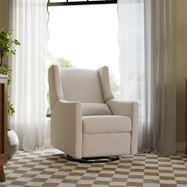babyletto Kiwi Manual Recliner and Swivel Glider.