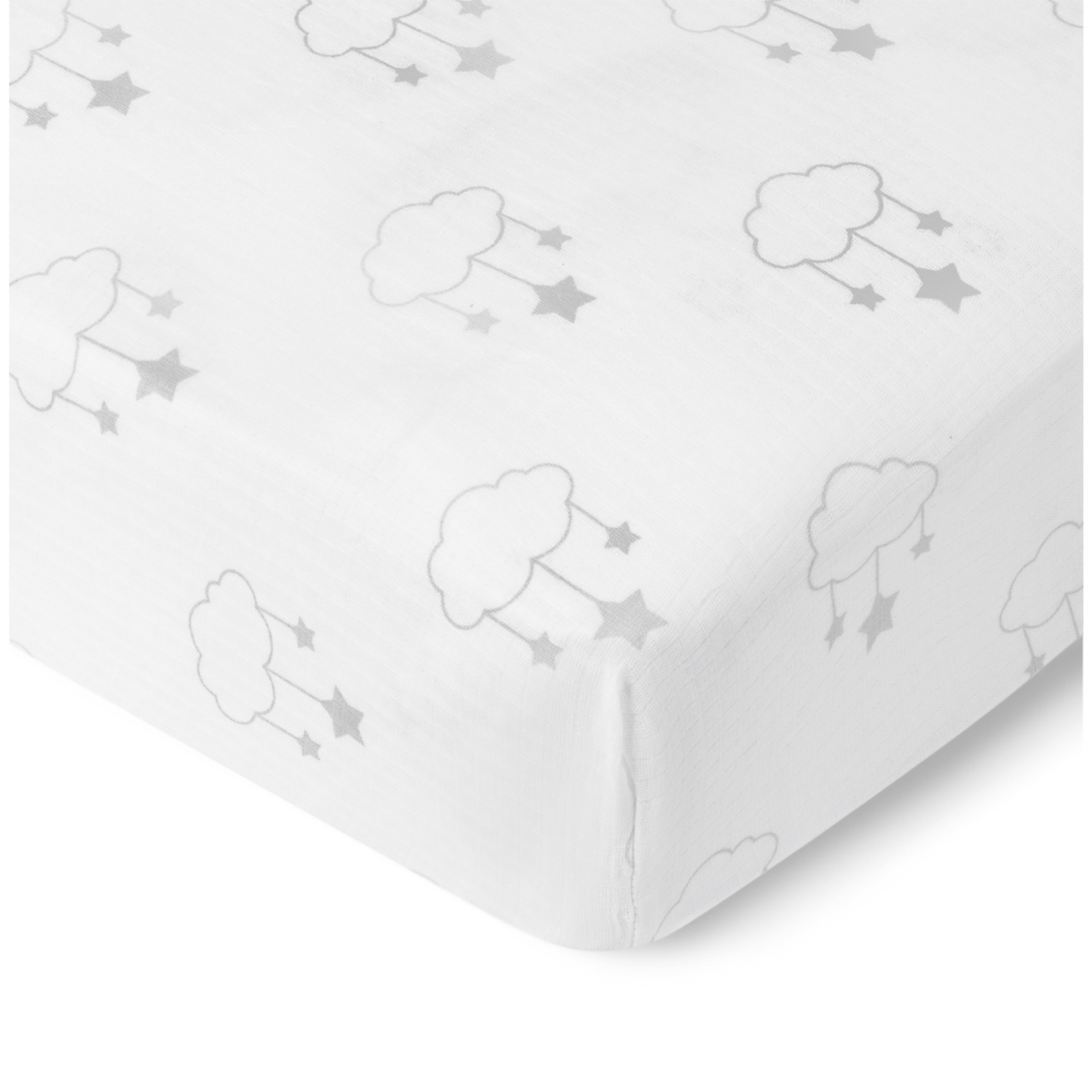 Newton Baby 2Pack Organic Cotton Breathable Crib Sheets Wishing On A