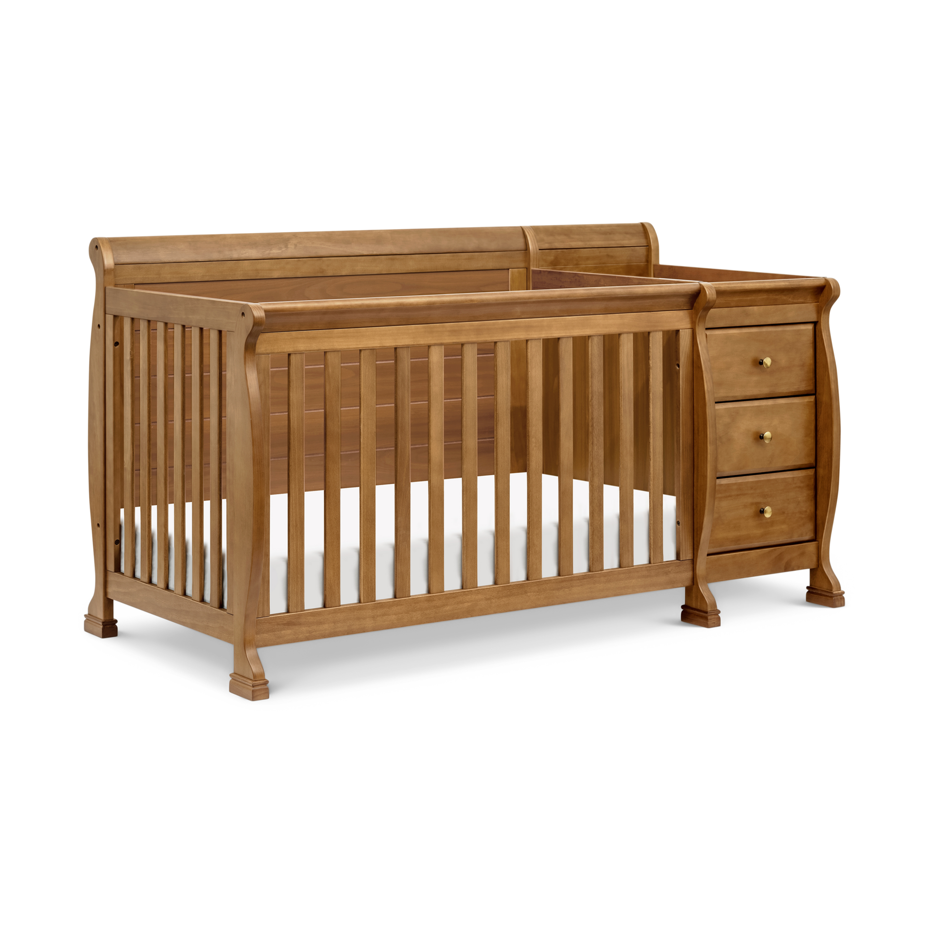 daVinci Kalani 4-in-1 Crib and Changer Combo - Chestnut.