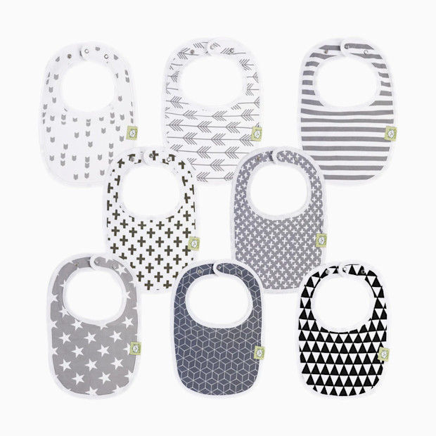 KeaBabies Urban Drool Bibs (8 Pack).