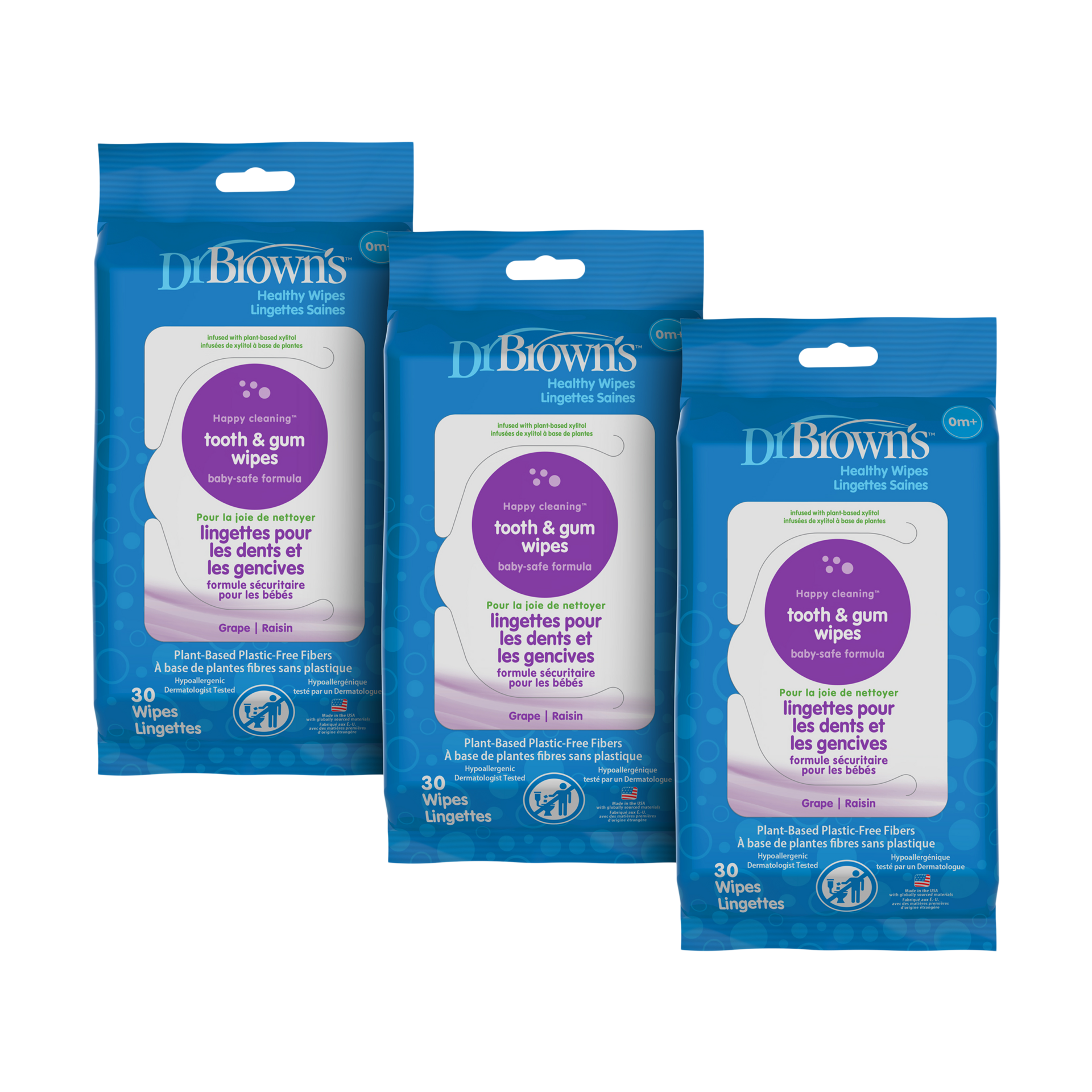 Dr. Brown's Tooth and Gum Wipes.