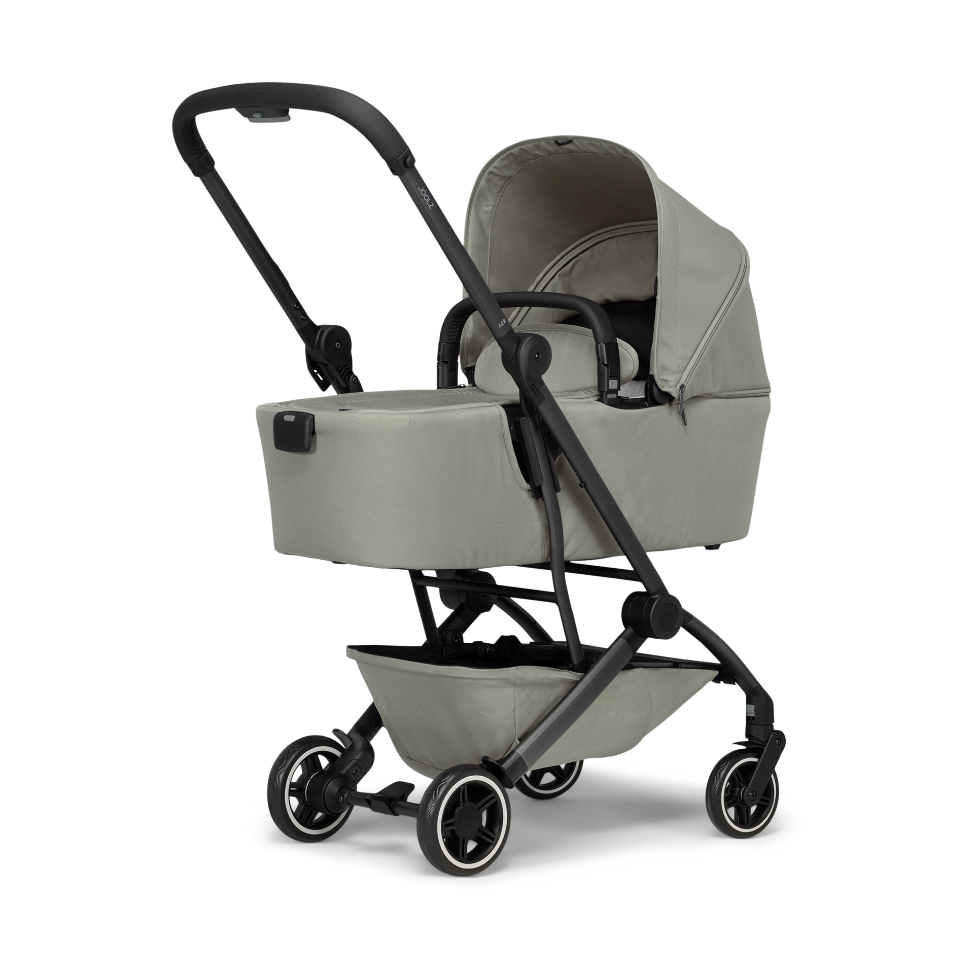Joolz Aer+ Bassinet Cot - Sage Green.
