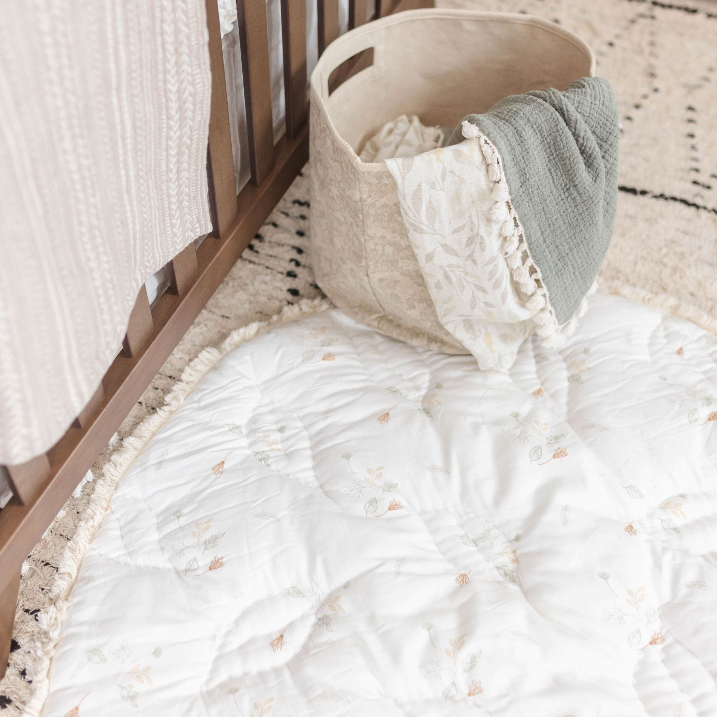 Crane Baby Cotton Quilted Playmat.