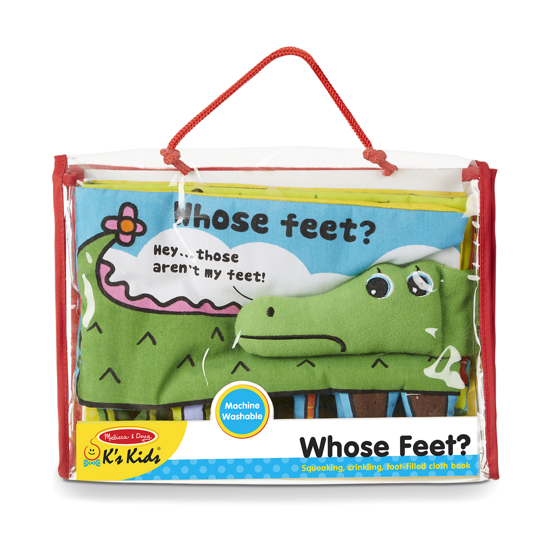Melissa & Doug Whose Feet? Soft Book.