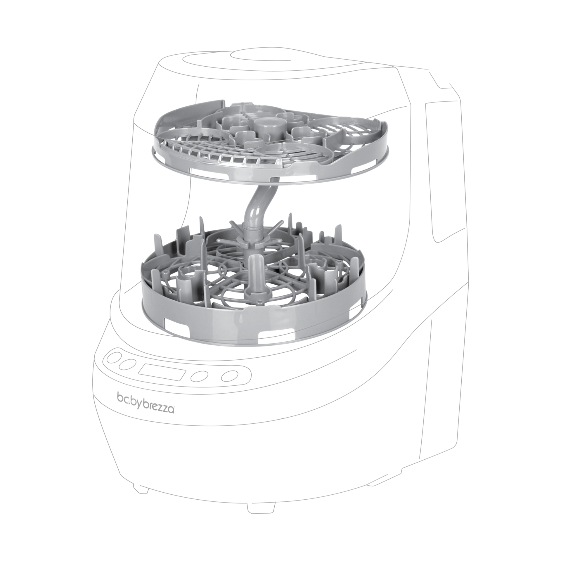 Breast Pump Rack For Bottle Washer Pro – Baby Brezza