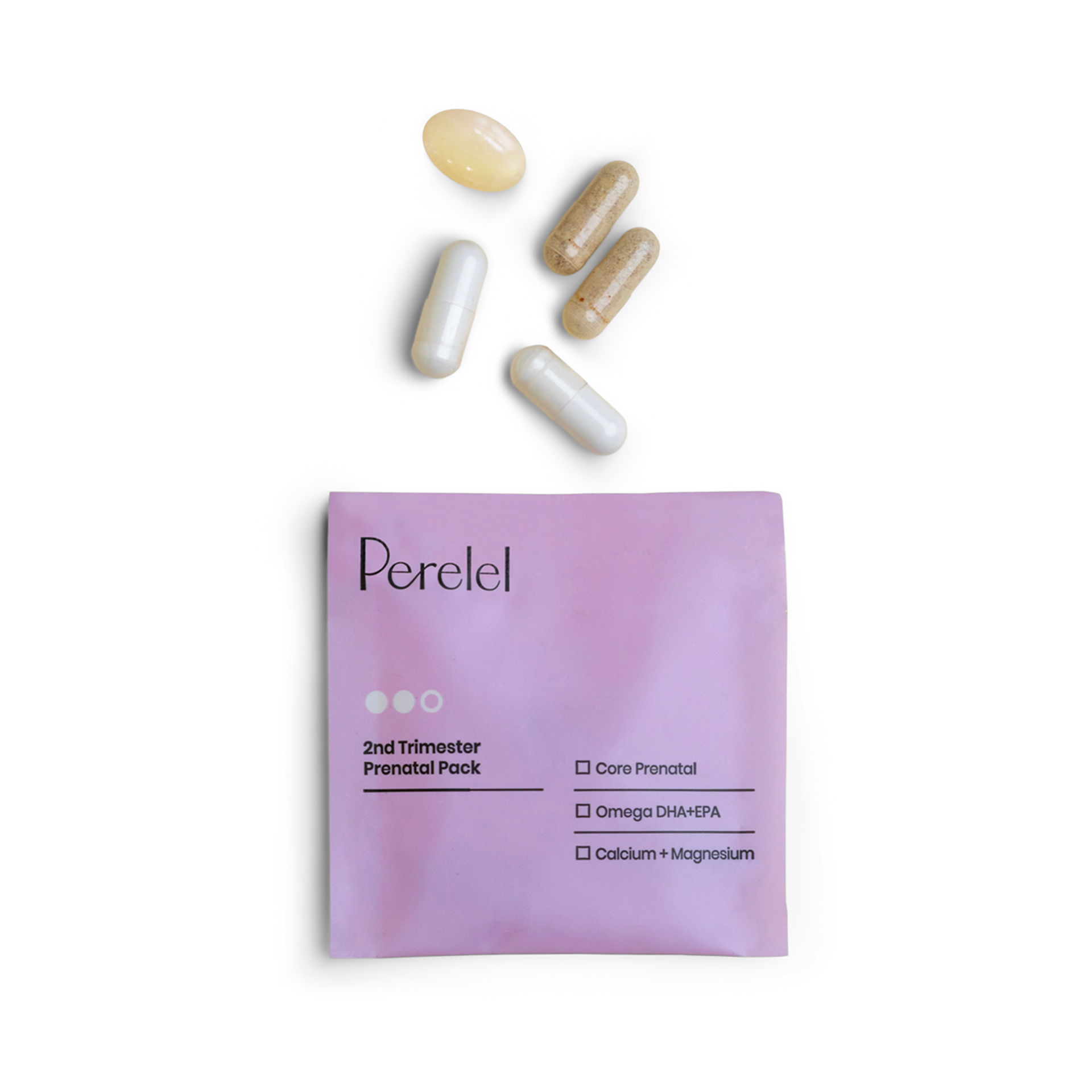 Perelel 2nd Trimester Pack - Prenatal Vitamins & Supplements.