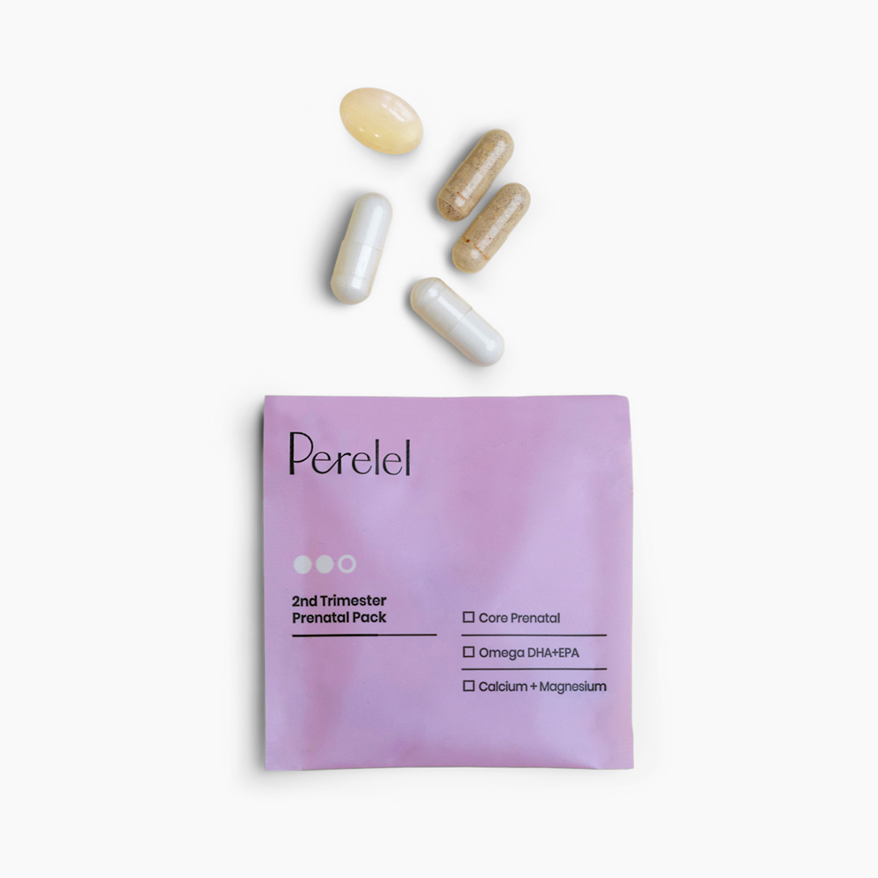 Perelel 2nd Trimester Pack - Prenatal Vitamins & Supplements - 30.
