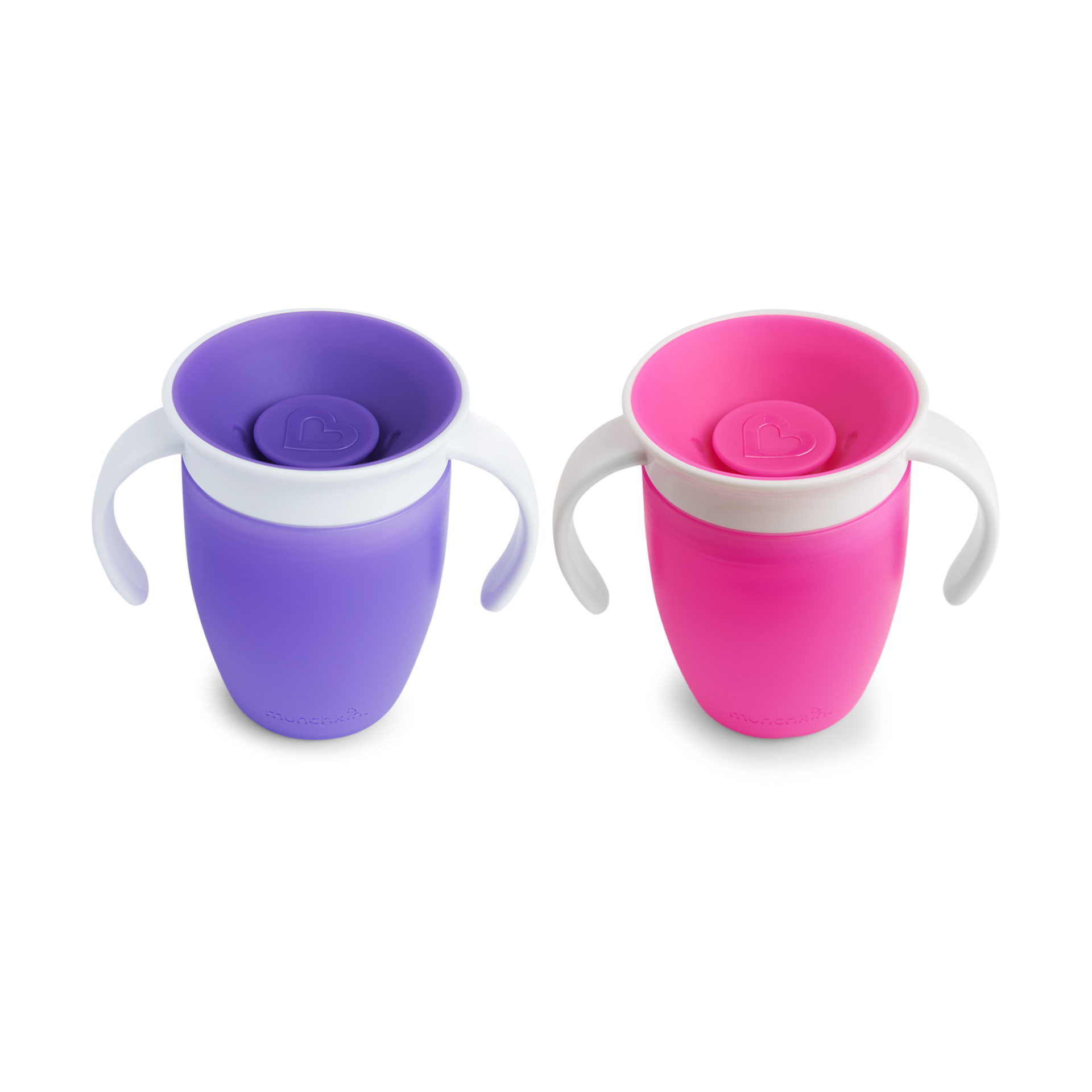 Munchkin Miracle 360 Trainer Cup Pink/Purple, 2 Babylist Shop