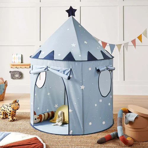 Tiny Land Indoor Kids Playhouse - Starry Blue.