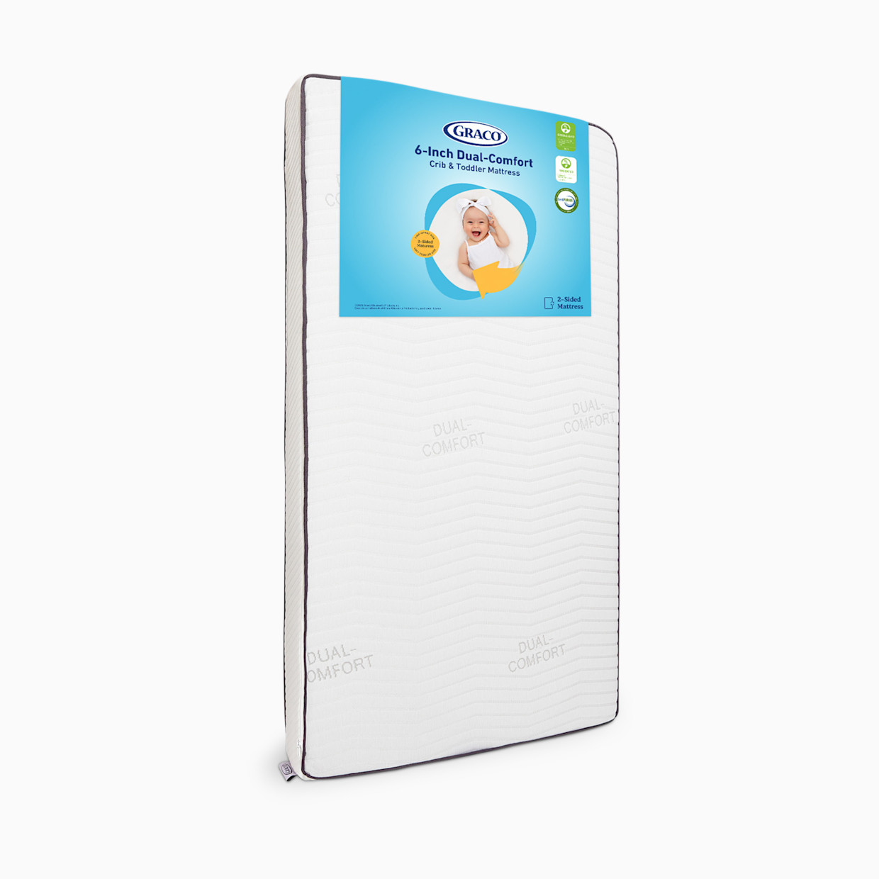 Graco Dual Comfort 6-Inch Foam Crib & Toddler Mattress.