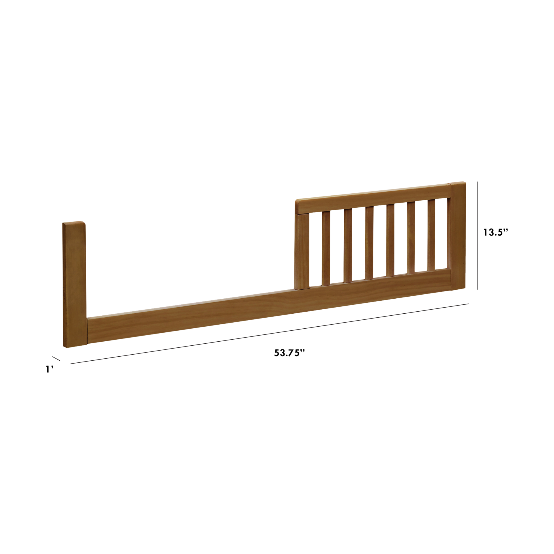 Carter's by daVinci Colby Toddler Bed Conversion Kit - Walnut.