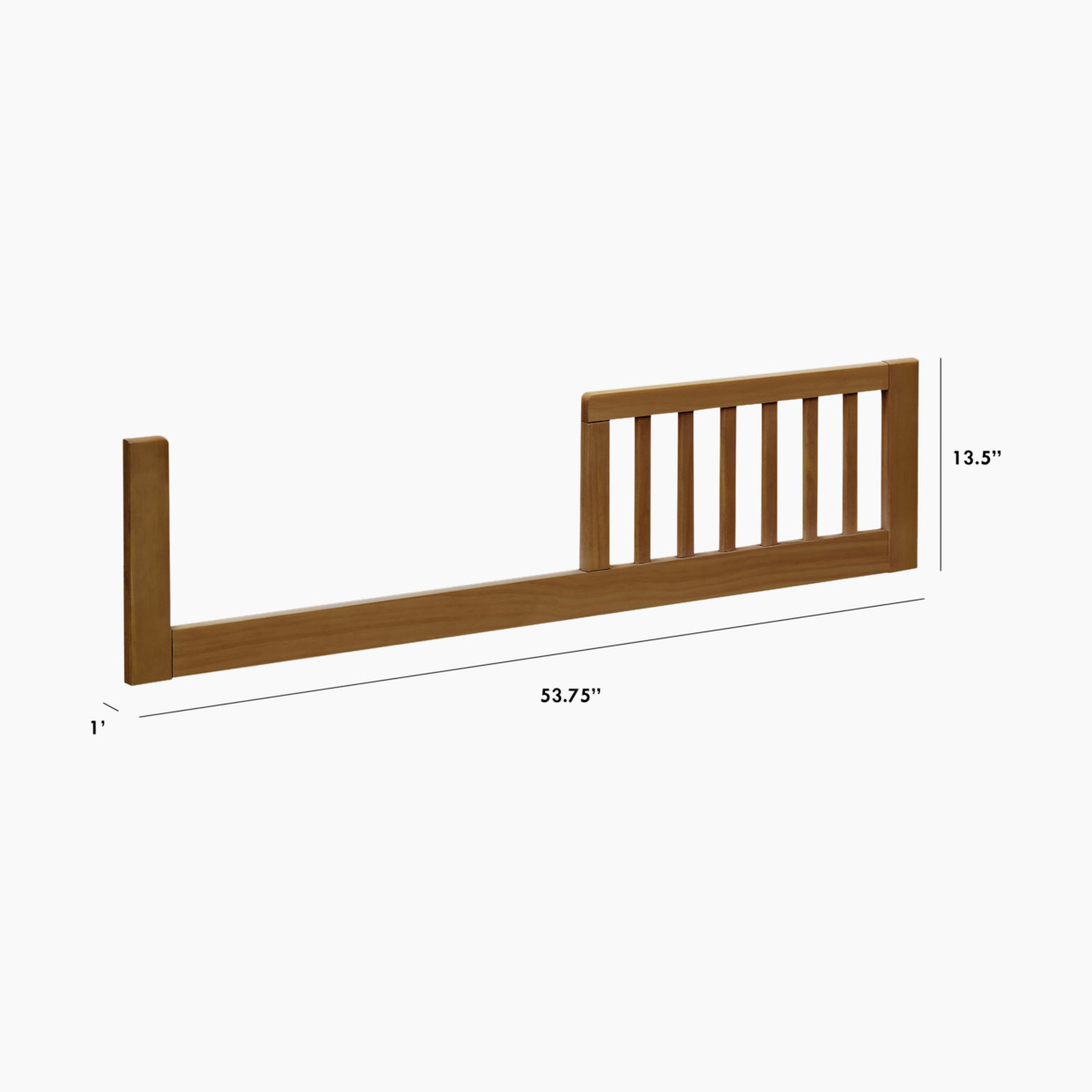 Carter's by daVinci Colby Toddler Bed Conversion Kit - Walnut.