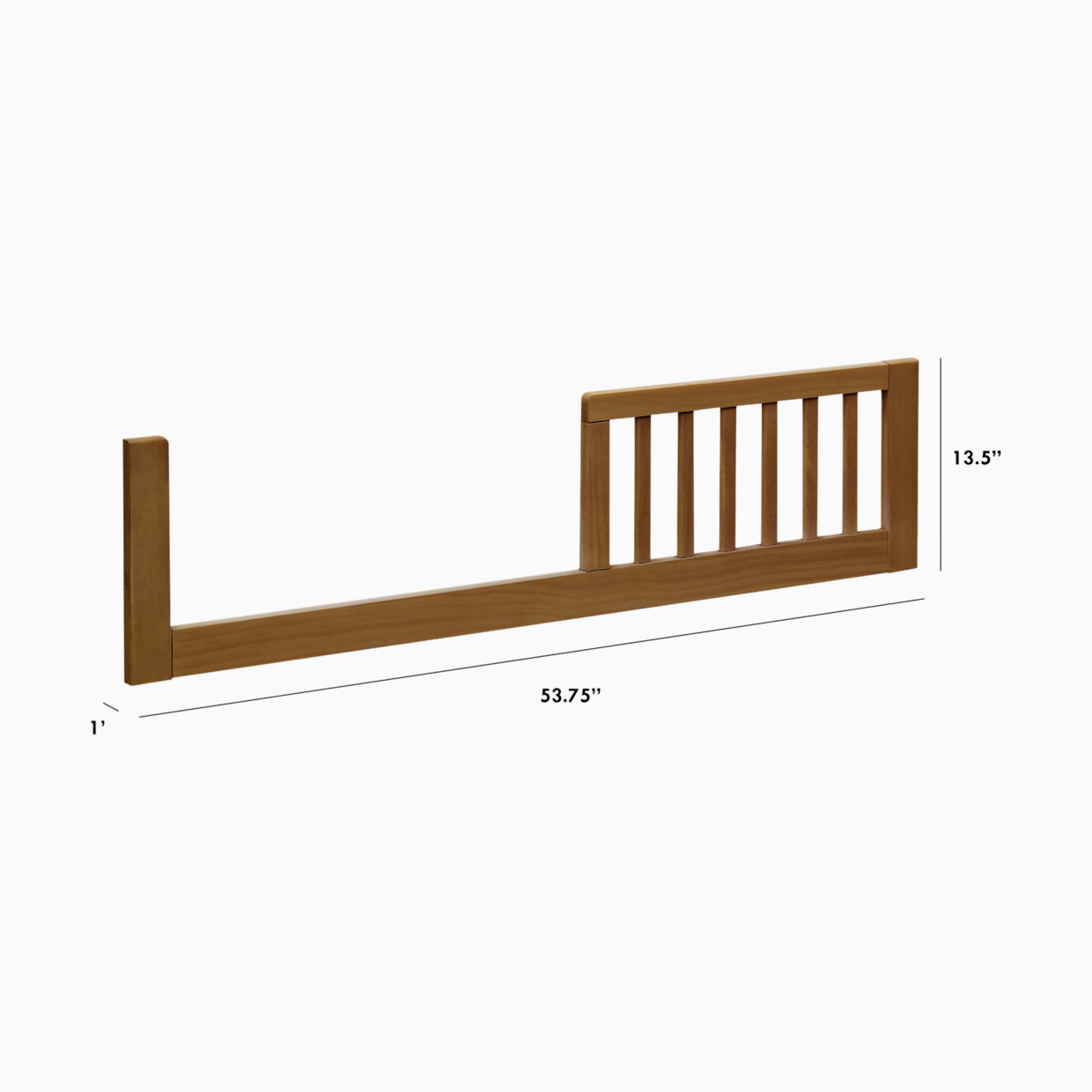 Carter's by daVinci Colby Toddler Bed Conversion Kit - Walnut.