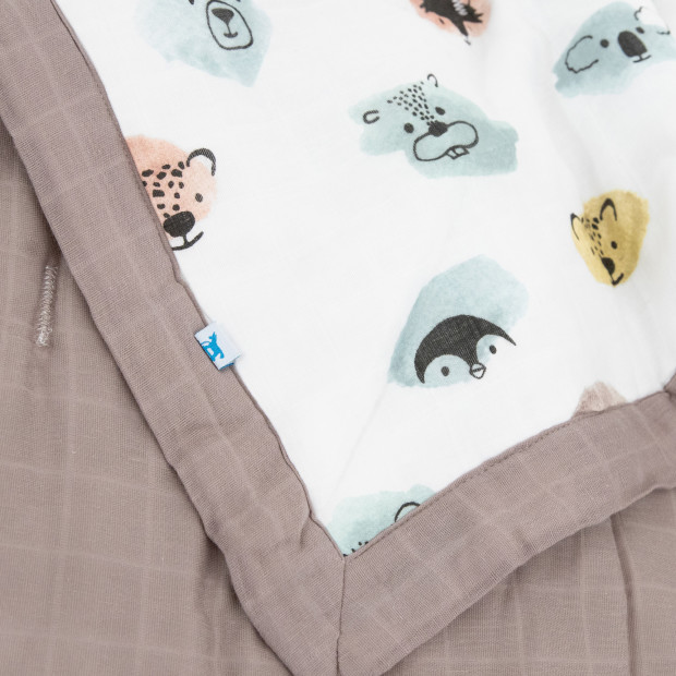 Little Unicorn Toddler Comforter - Watercolor Critters.