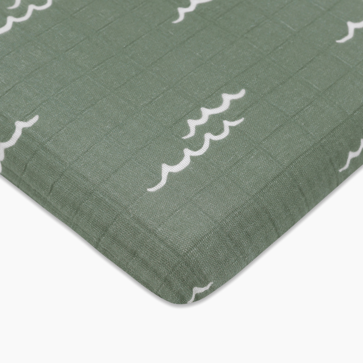 babyletto All-Stages Midi Crib Sheet - Ocean Waves.