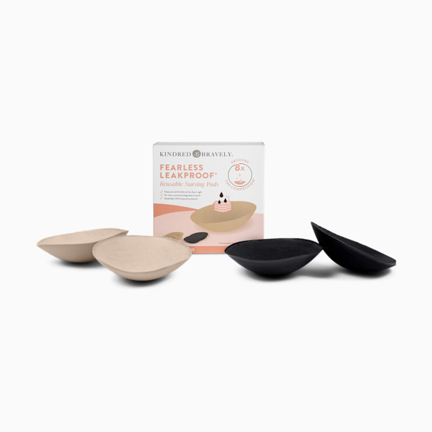 Kindred Bravely Fearless Leakproof® Reusable Nursing Pads - Black And Beige, One Size - $26.90.