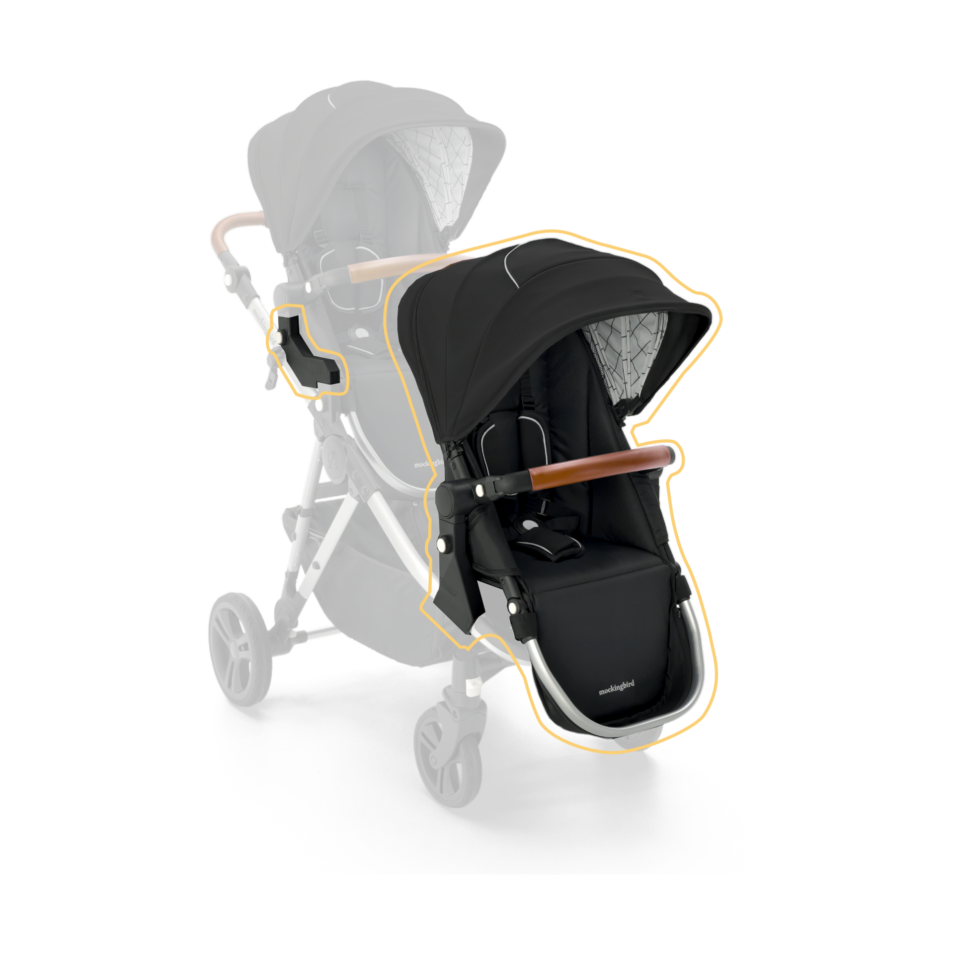 Thumbnail of Black/Windowpane Canopy With Penny Leather