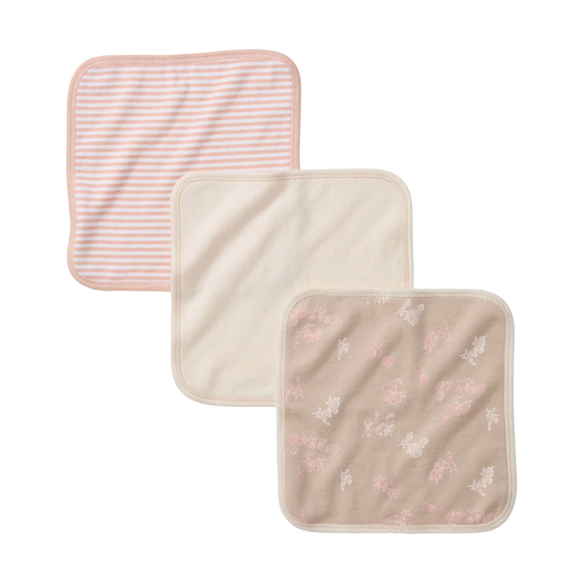 Burt's Bees Baby Infant Washcloths, 100% Organic Cotton, Soft and Super Absorbent Knit Terry & Woven Terry Wash Cloth