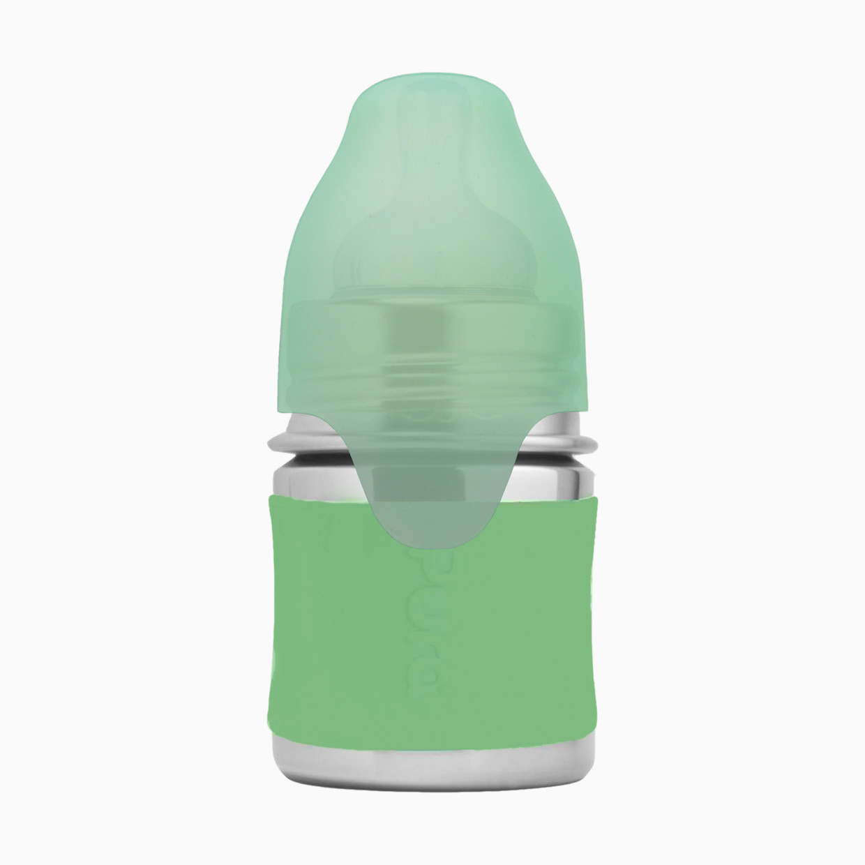 Pura Stainless Steel Baby Bottle - Moss, 5oz.
