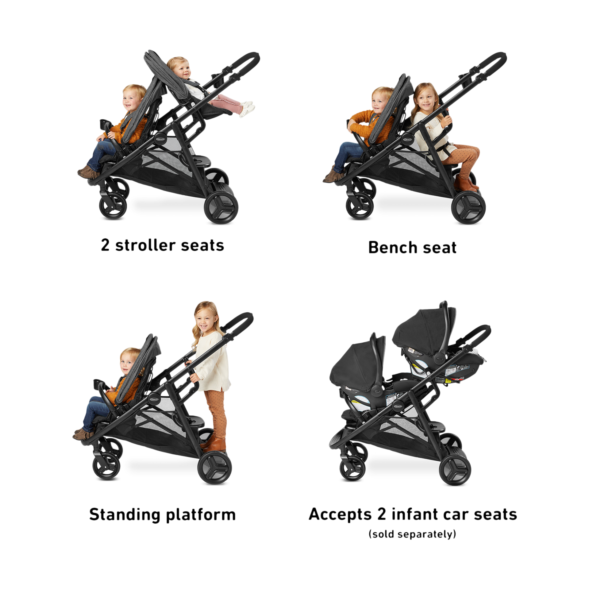 double stroller graco ready to grow