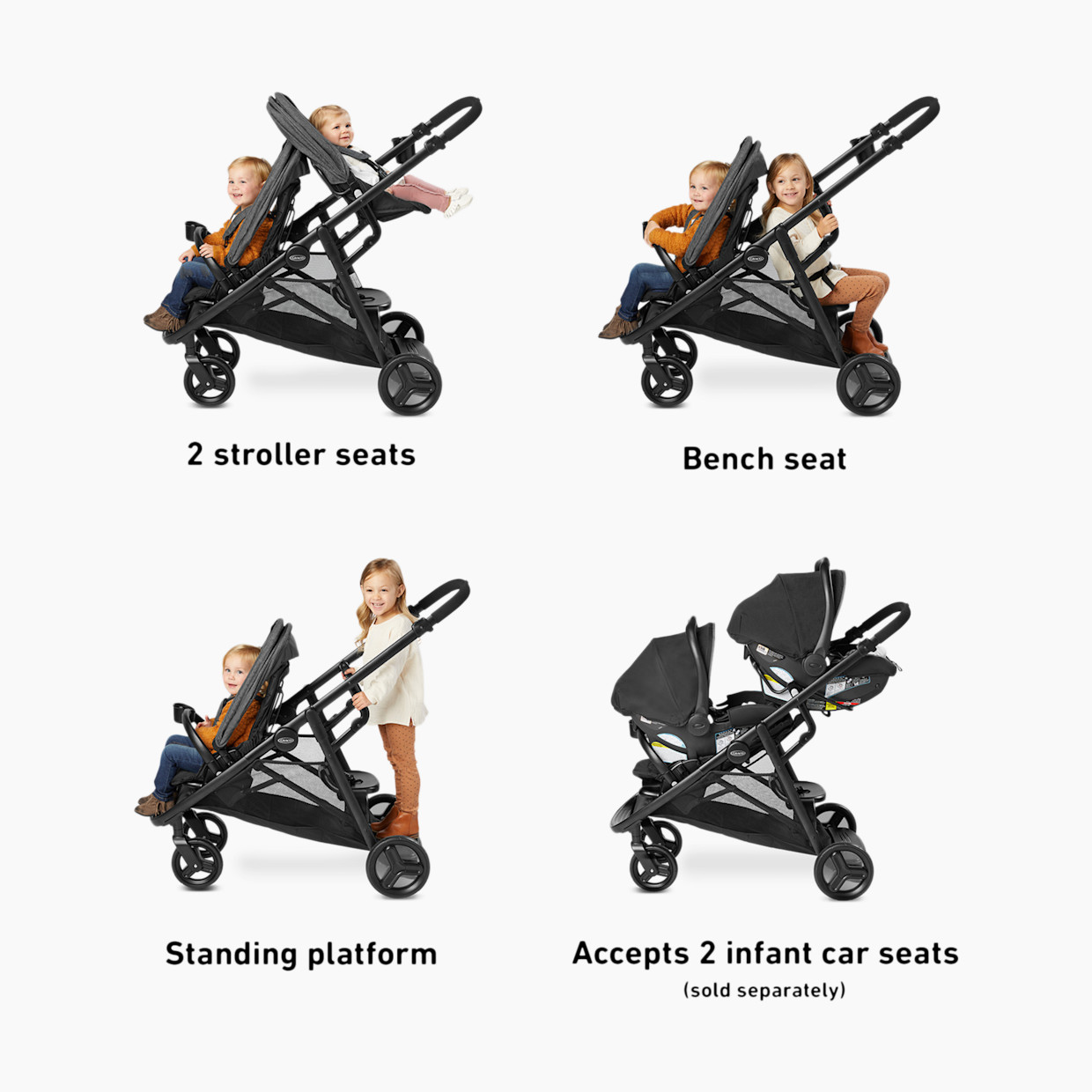 Graco Ready2Grow 2.0 Double Stroller - Rafa.