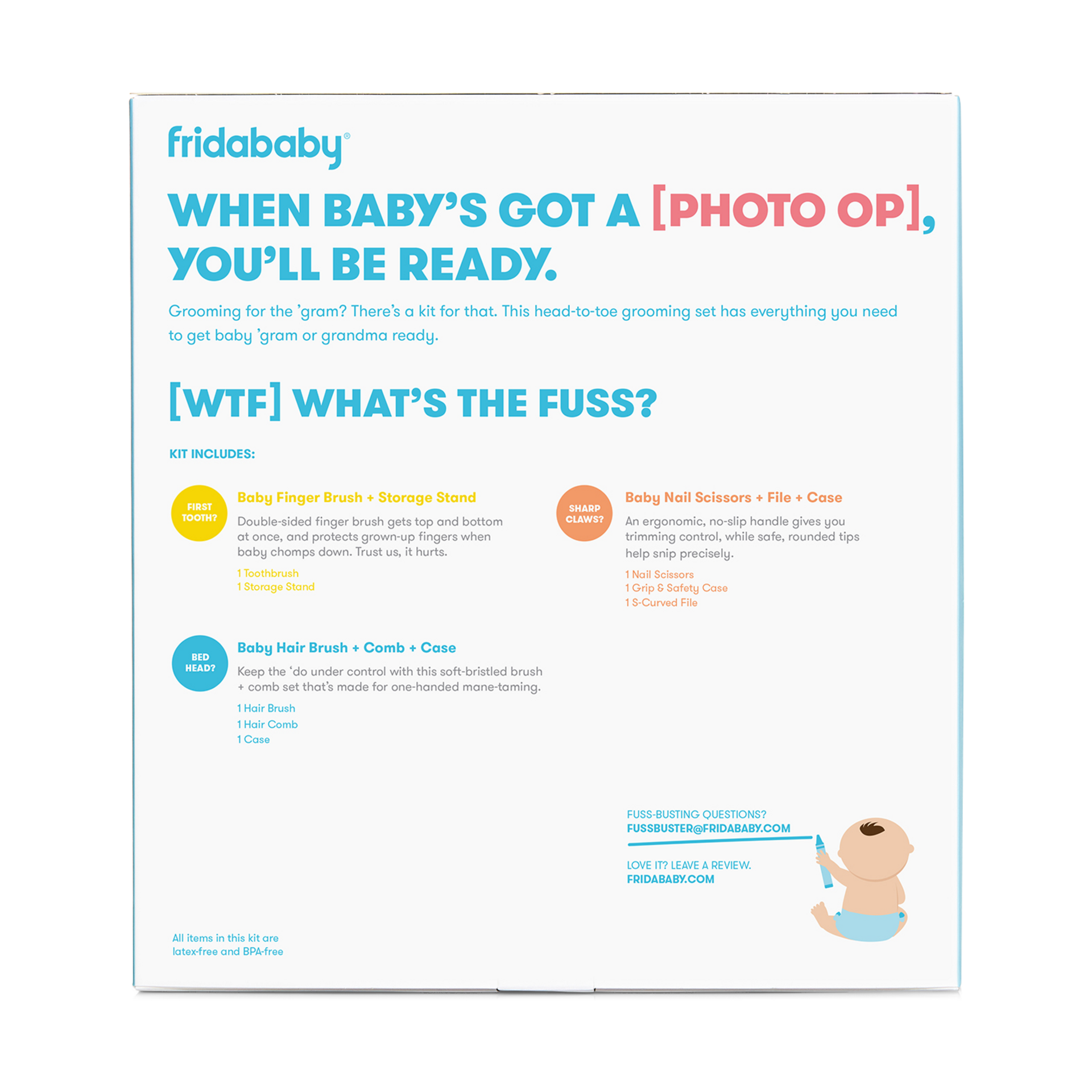 fridababy hair brush