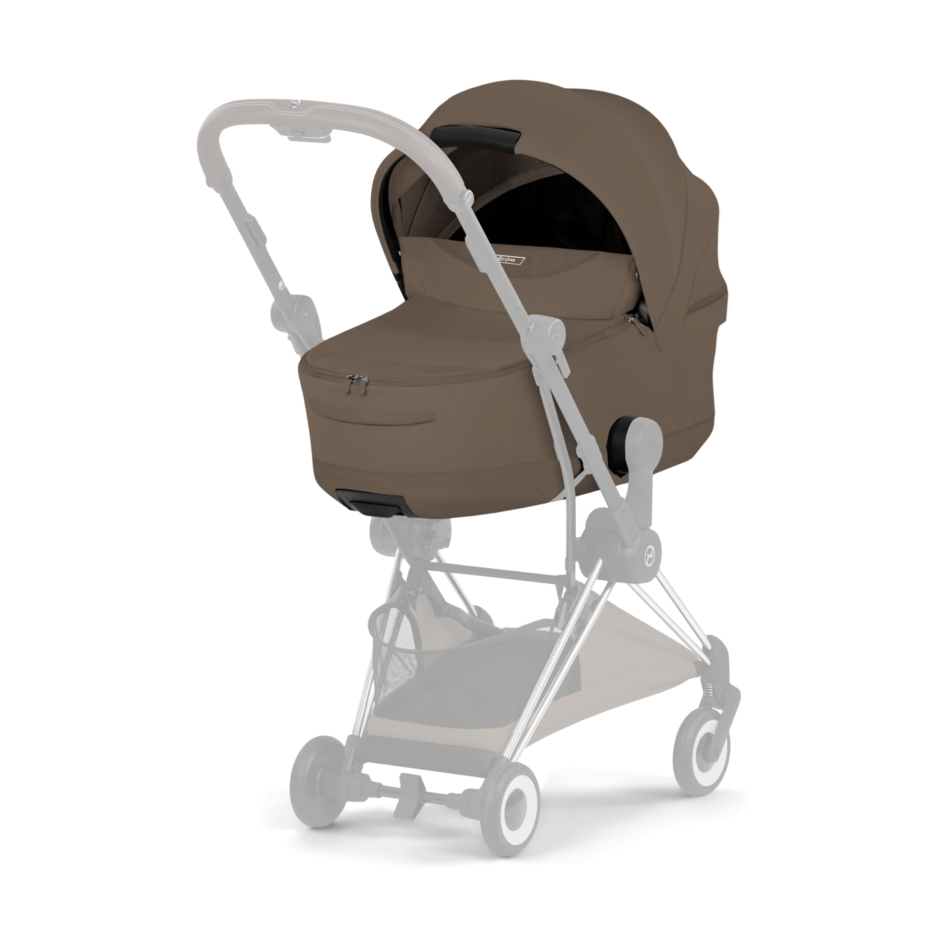 Cybex MIOS/COYA Fold Lux Carry Cot Style Collection - Coconut Brown.