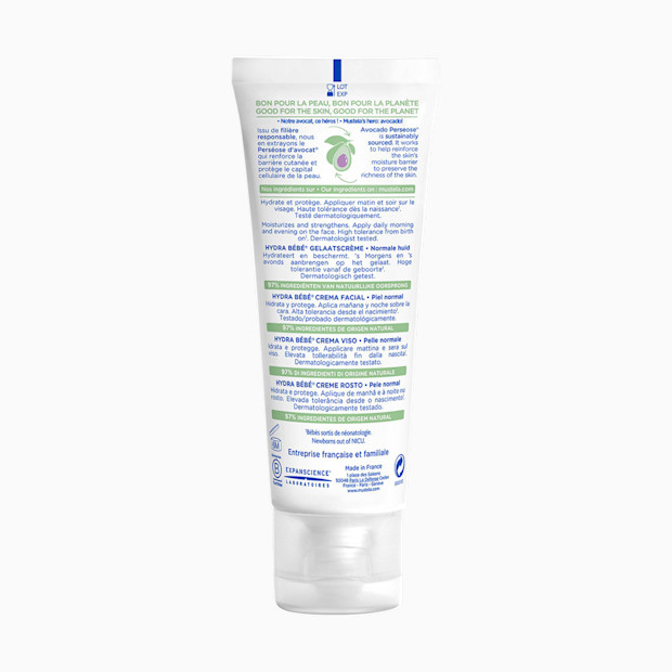 Mustela Hydra Bebe Face Cream.