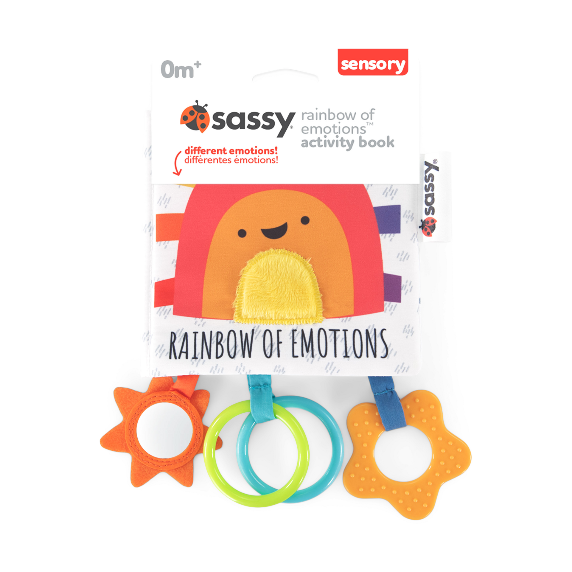 Sassy Rainbow of Emotions Soft Activity Book.
