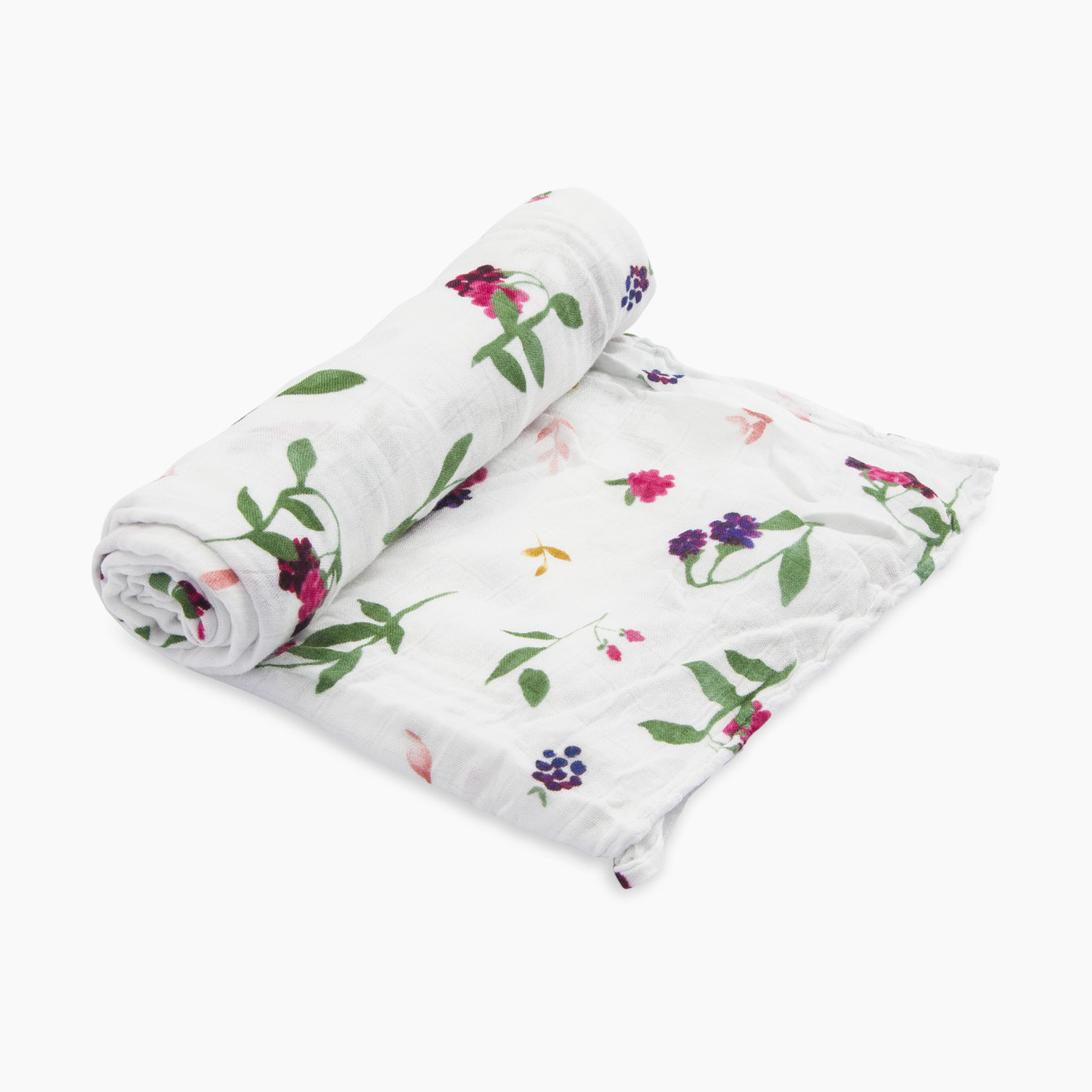 Little Unicorn Deluxe Bamboo Swaddle Blanket - Berry Patch.