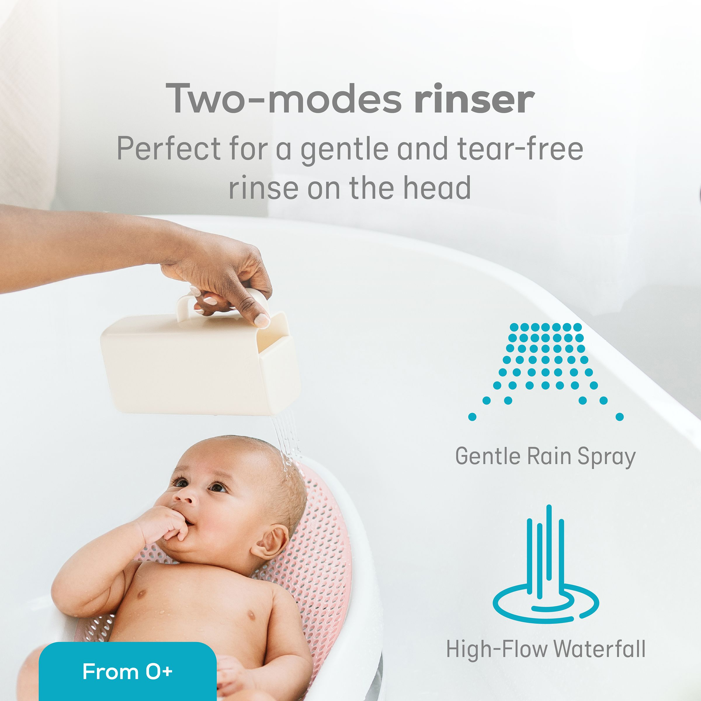 Angelcare Soft-Touch Baby Bath Support Bundle - Pink, 3-Piece.