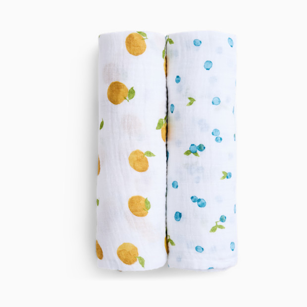 Aden + Anais Organic Cotton Muslin Swaddle Blanket (2 Pack).