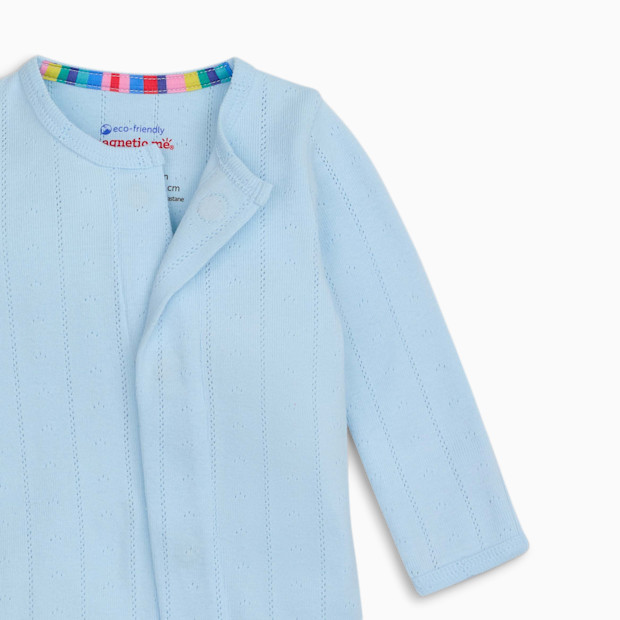 Magnetic Me Pointelle Organic Cotton Footie.