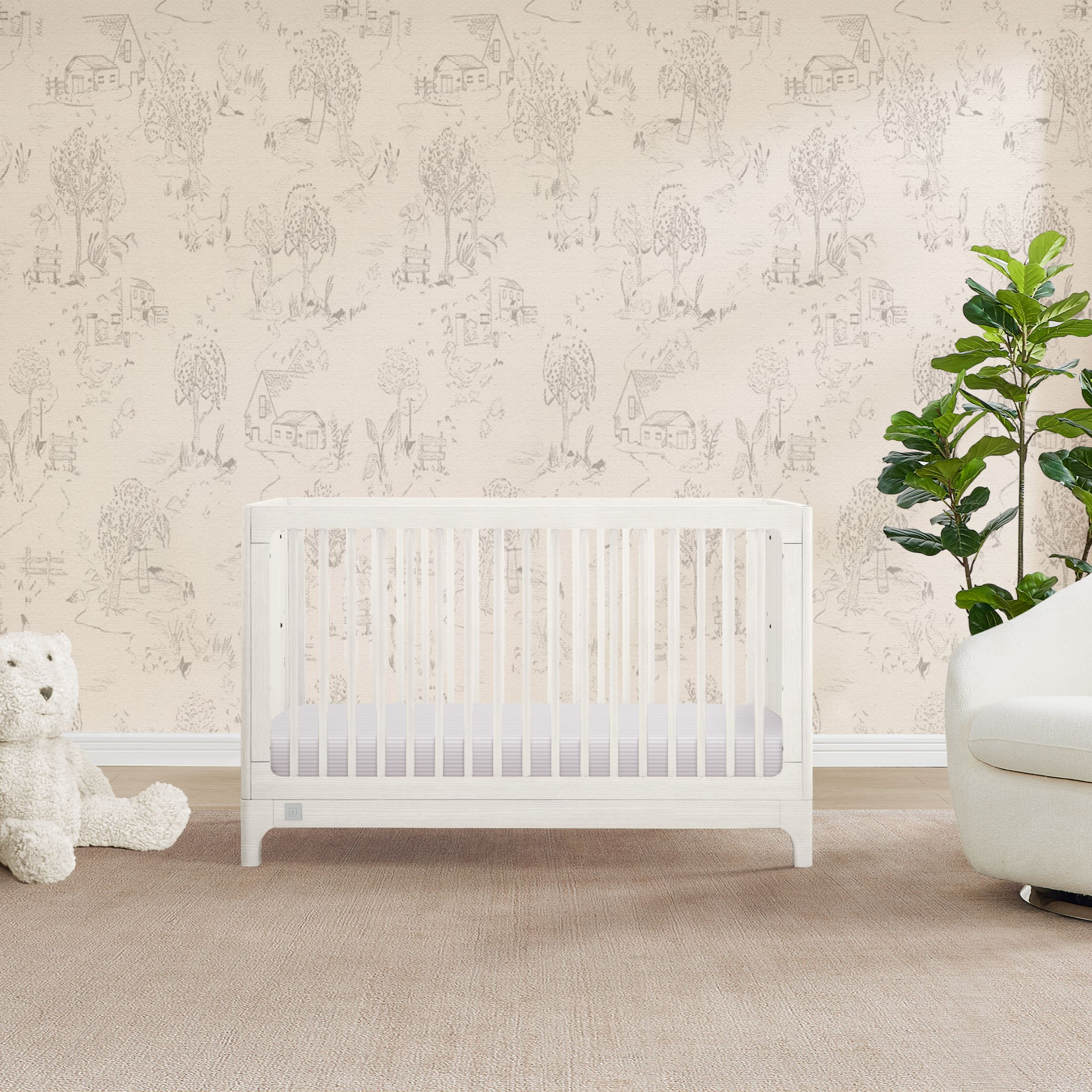 Delta Children babyGap Wren 4-in-1 Convertible Crib - Antique White.