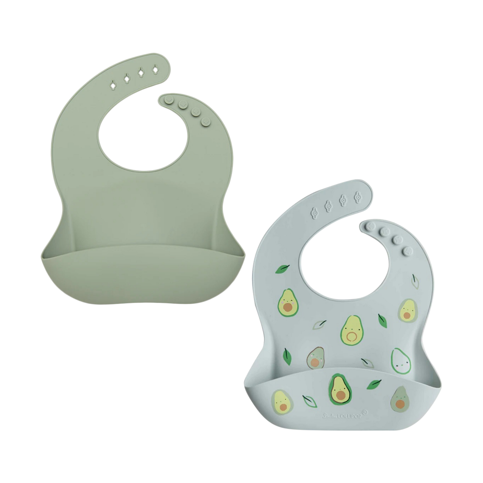 Loulou Lollipop Silicone Bib.
