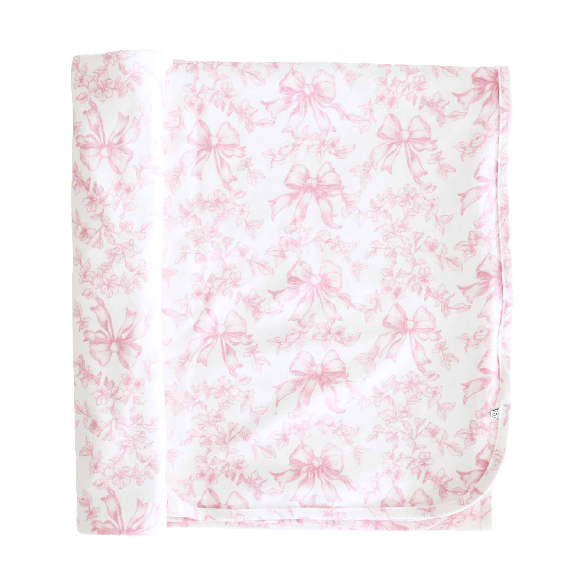 Caden Lane Oversized Swaddle Blanket - Fancy Frills, Newborn.