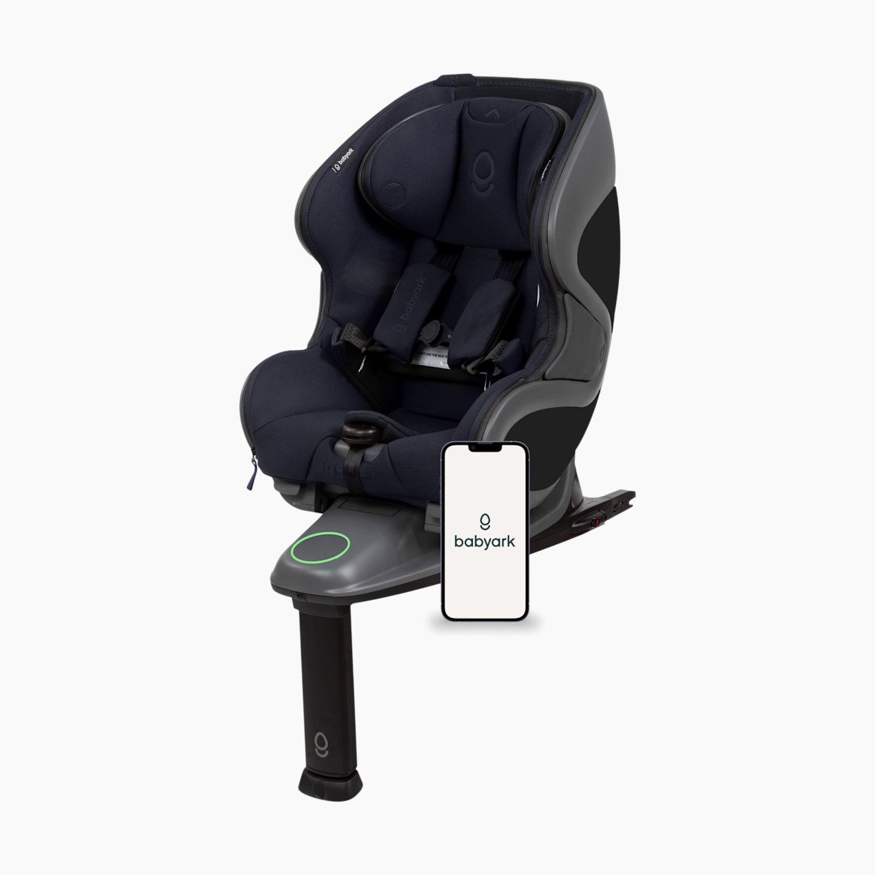 babyark Smart Convertible Car Seat - Charcoal Grey/Midnight Blue.