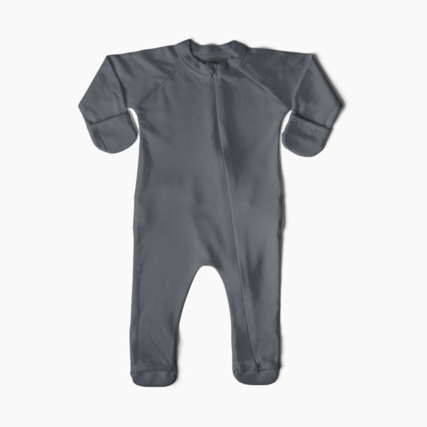 Goumi Kids Grow With You Footie - Loose Fit - Midnight, 6-12 M.